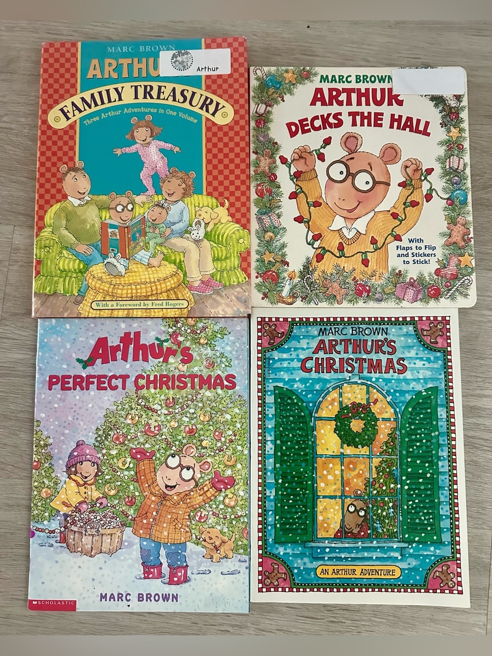 FOUR (4) ARTHUR by Marc Brown Books